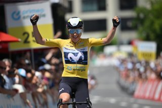 Marlen Reusser (ici lors du dernier Tour de Suisse) a pris les commandes du Giro dimanche KEYSTONE/EPA/GIAN EHRENZELLER